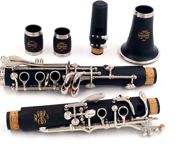 Clarinete Dó M em Baquelite