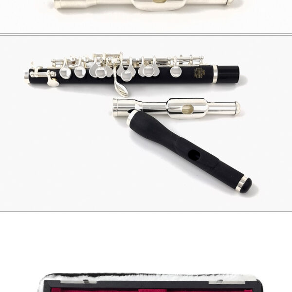 Piccolo em Resina ABS banhado à prata