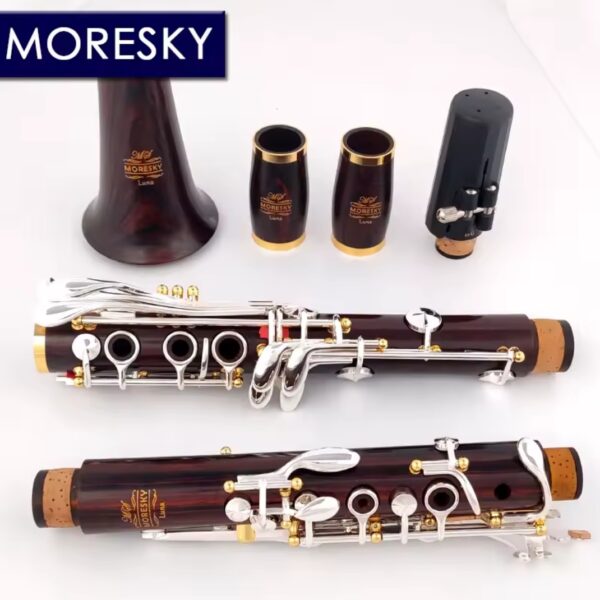 Clarinete Profissional Luna Cocobolo 18 Chaves